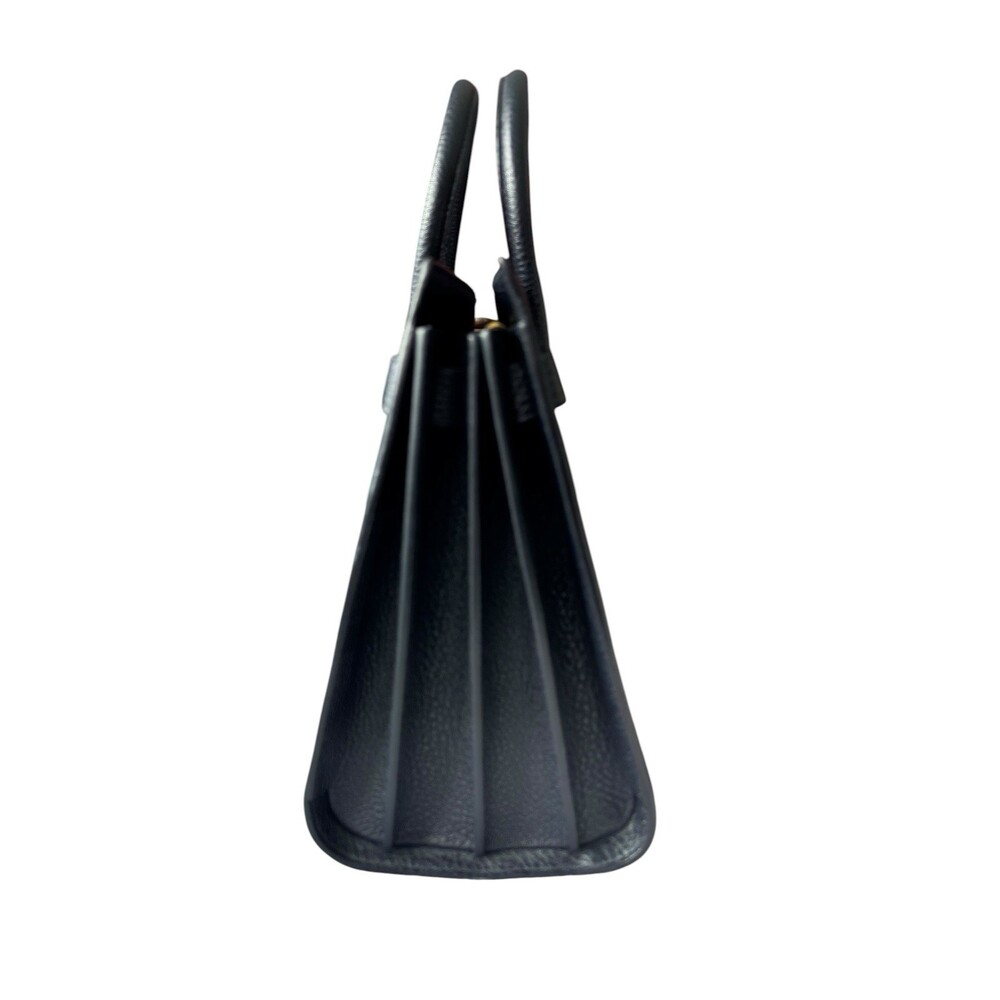 Saint Laurent Marine Blue Grained leather Sac De Jour Small handbag bag - Picture 6 of 16